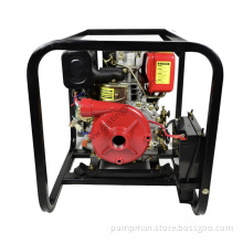 Heavy 1.5" casting iron pump with diesel engine
